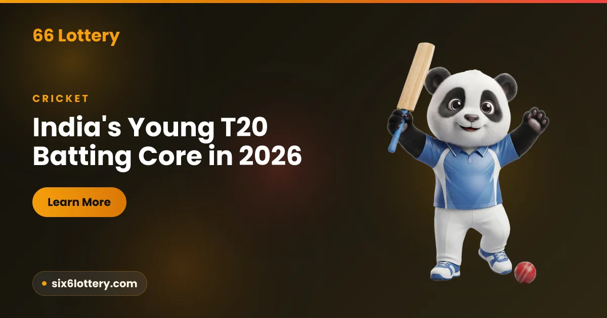 Illustration of a T20 batting line-up card showing opener, anchor, keeper-batter and finisher roles for India in 2026