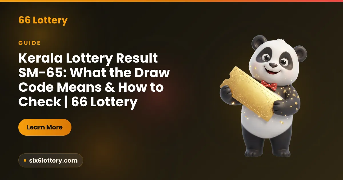 Kerala lottery ticket illustration with the draw code and draw number highlighted beside an official result gazette page