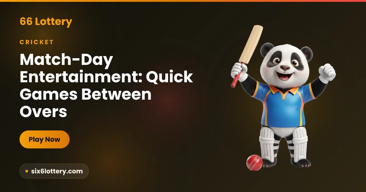 Mobile phone showing a one-minute colour prediction round beside a television screen during a cricket innings break