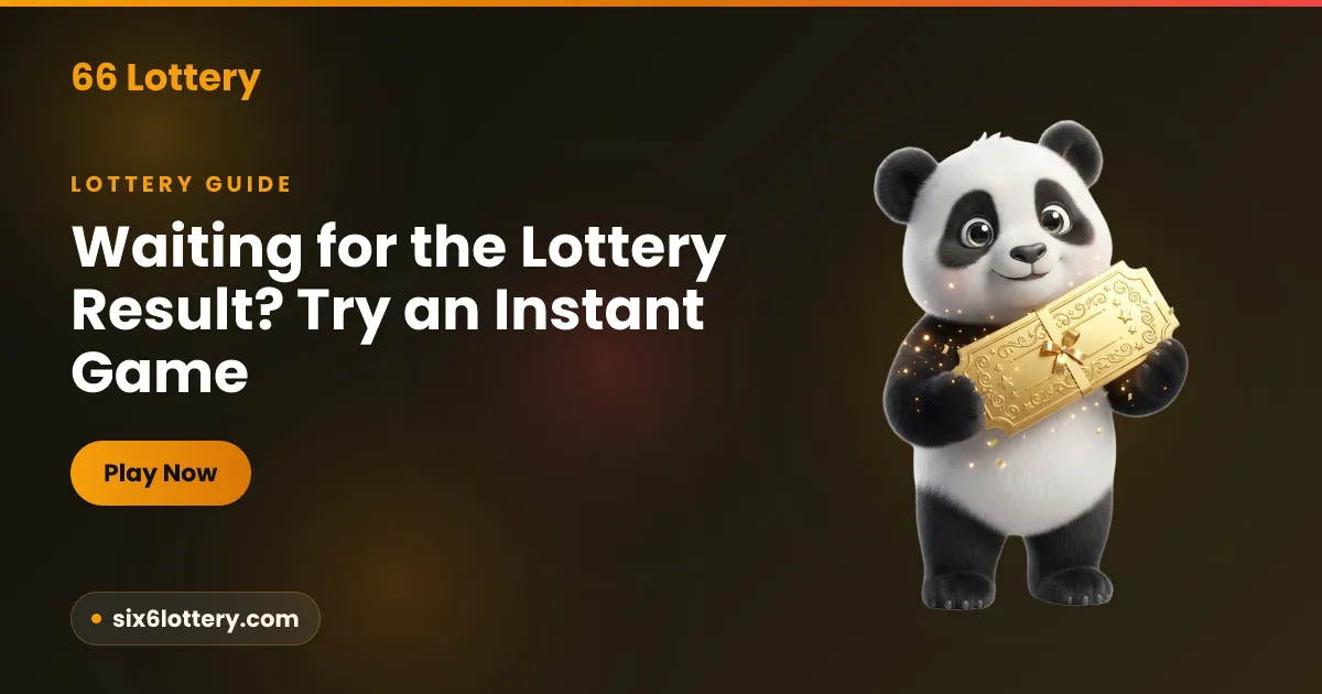 Waiting for the lottery result illustration: a calendar of daily draws beside a fast 60-second timer for an instant game