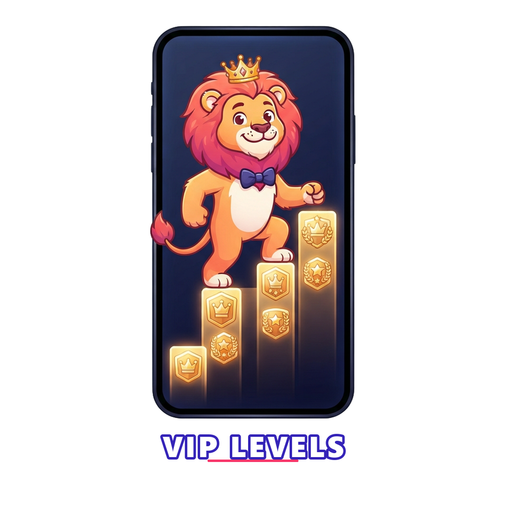 66 lottery VIP levels shown as a ladder inside a mobile app