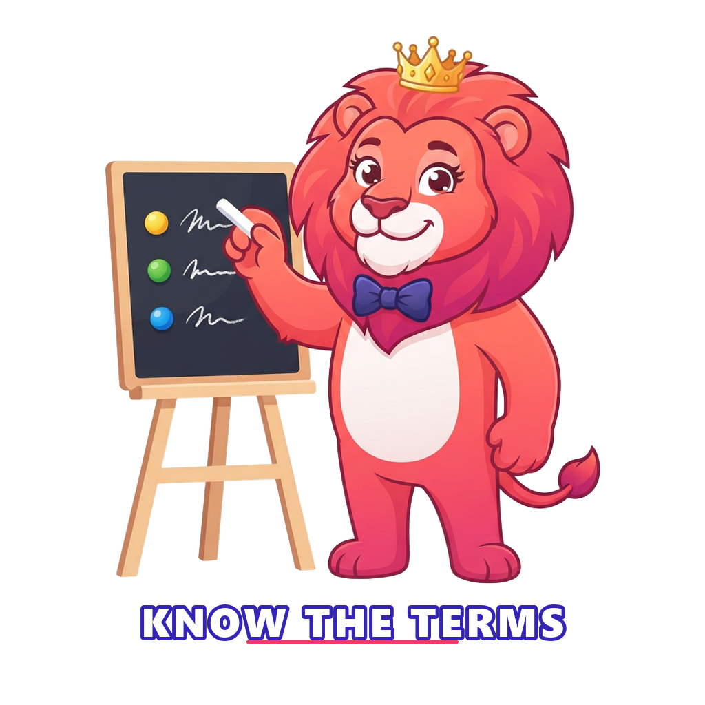Glossary of common Wingo terms for beginners