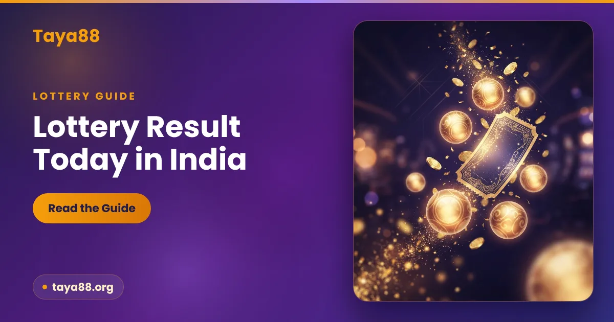 Lottery Result Today in India — How & Where to Check