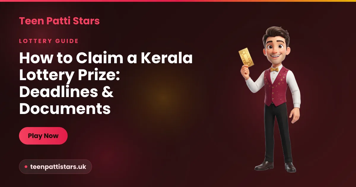 How to claim a Kerala lottery prize — deadlines, documents and tax deducted at source