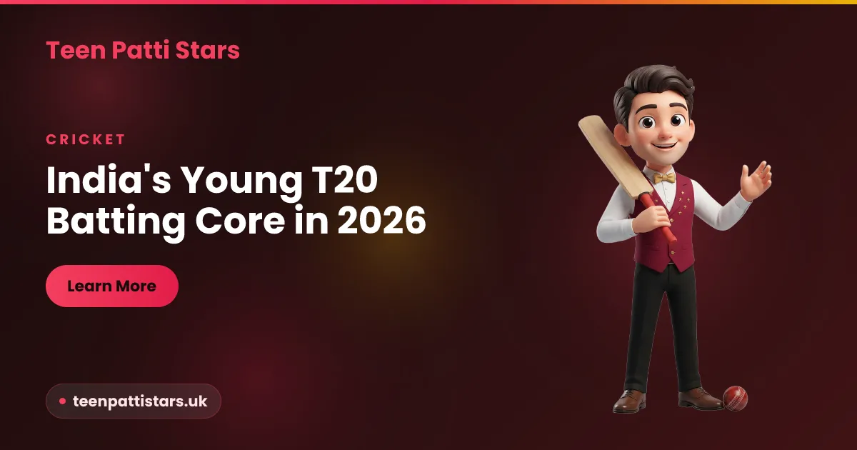 India’s young T20 batting core in 2026 — the emerging players and their roles