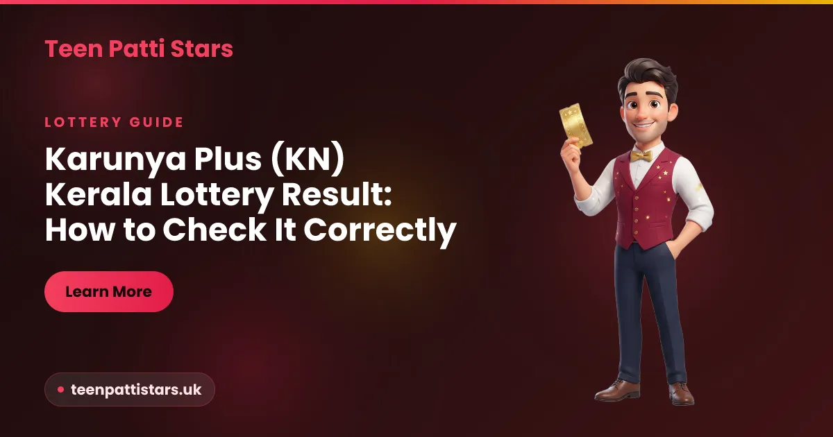 Karunya Plus KN Kerala lottery result — Thursday draw day and how to check the official gazette