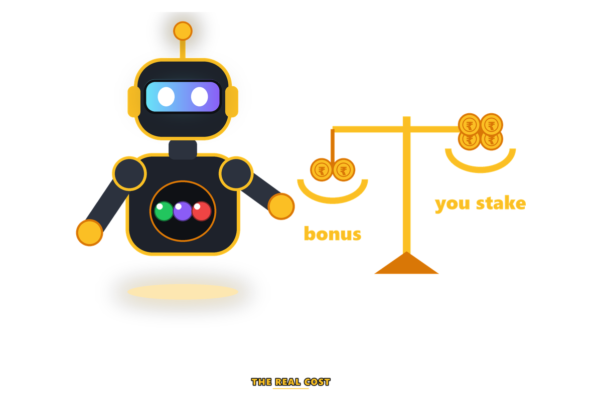 Gift code value outweighed by the amount that must be staked to clear it
