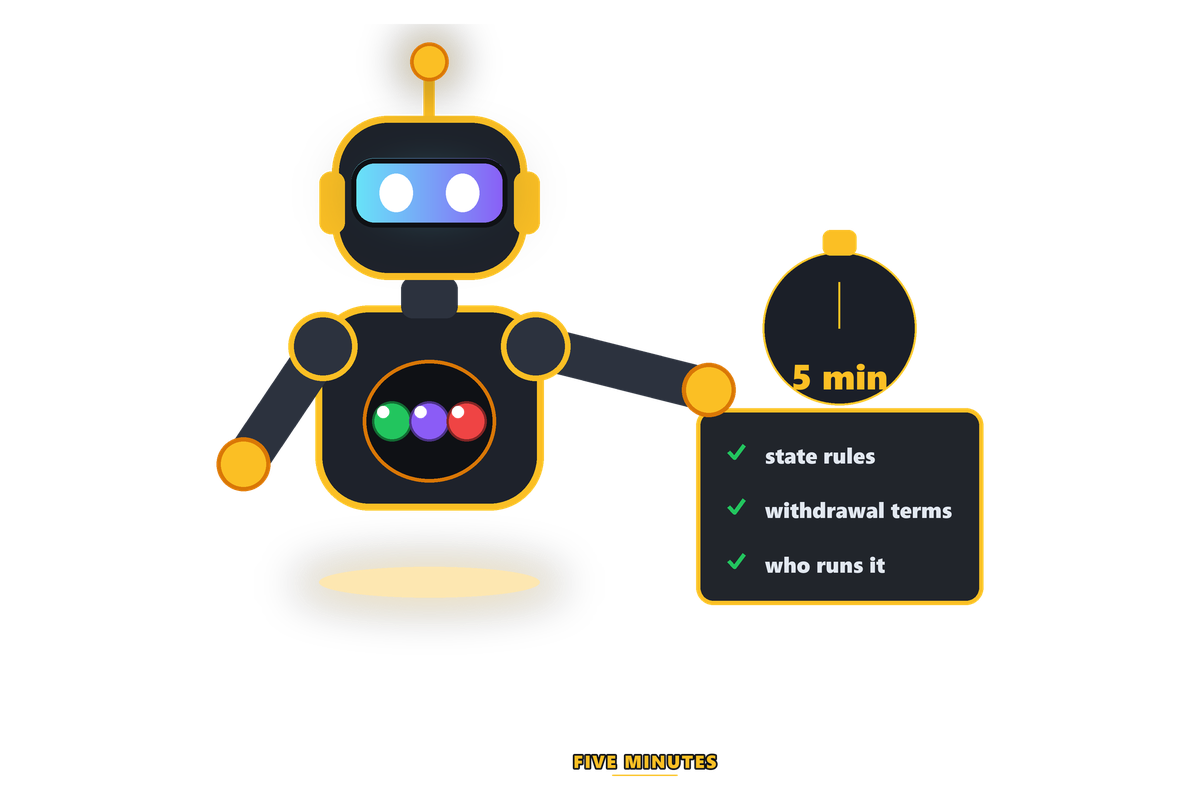 Five minute checklist to complete before registering on any gaming platform
