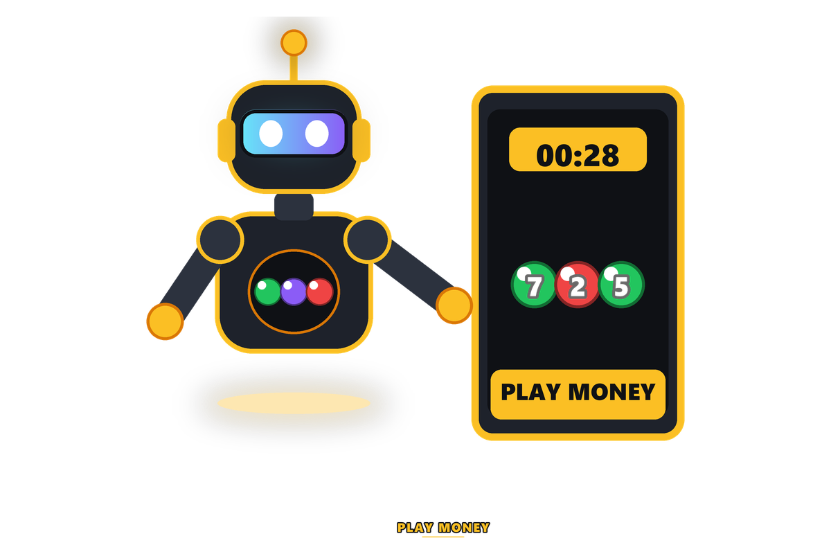 Wingo game demo running on play money with simulated results
