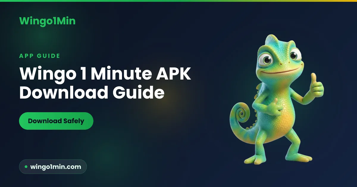 Chameleon mascot inspecting an Android APK package box with a safety checklist and golden shield