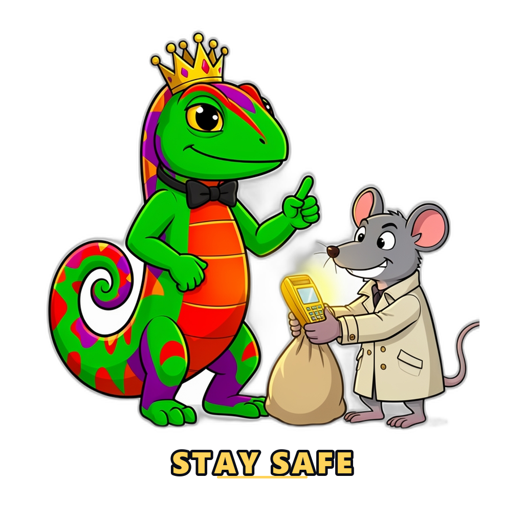Deposit and withdrawal safety: never pay an agent directly