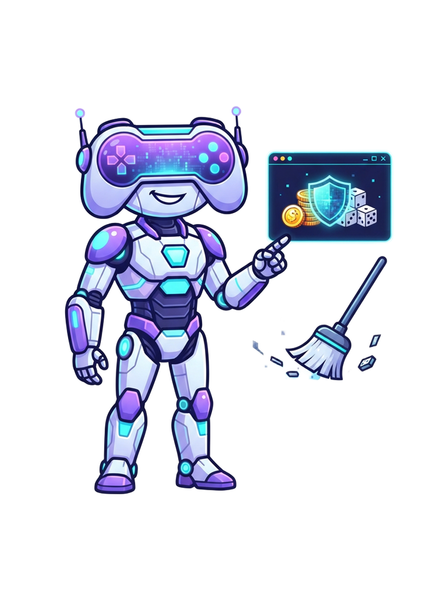 Demo account data stored inside the browser and cleared by the user