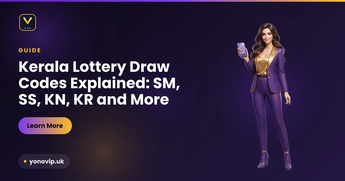 Yono VIP guide to Kerala lottery draw code series letters such as SM, SS, KN and KR